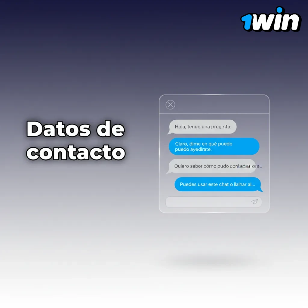 Datos de contacto 1win: soporte 24/7 en español para Chile con chat, ayuda, formulario; X y Telegram. Resp. 1–3 min.