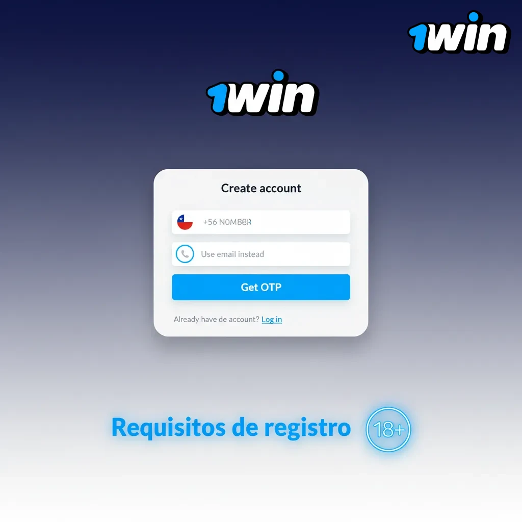 Lista de requisitos de registro 1win: +18 y residencia en Chile, datos reales, 1 cuenta, documentos válidos y pagos propios
