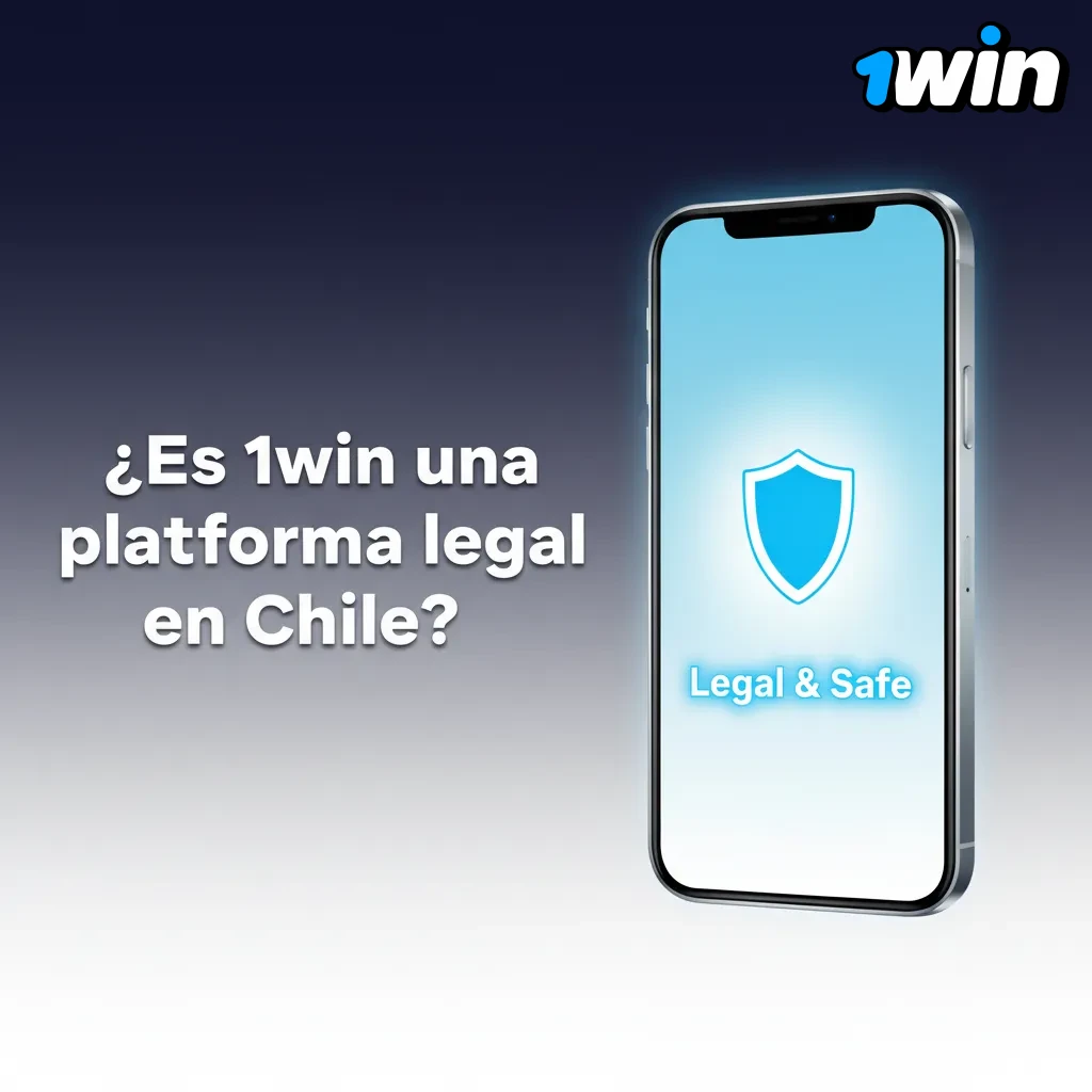 Infografía sobre 1win en Chile: plataforma con licencia internacional, privacidad, verificación de edad y juego responsable.