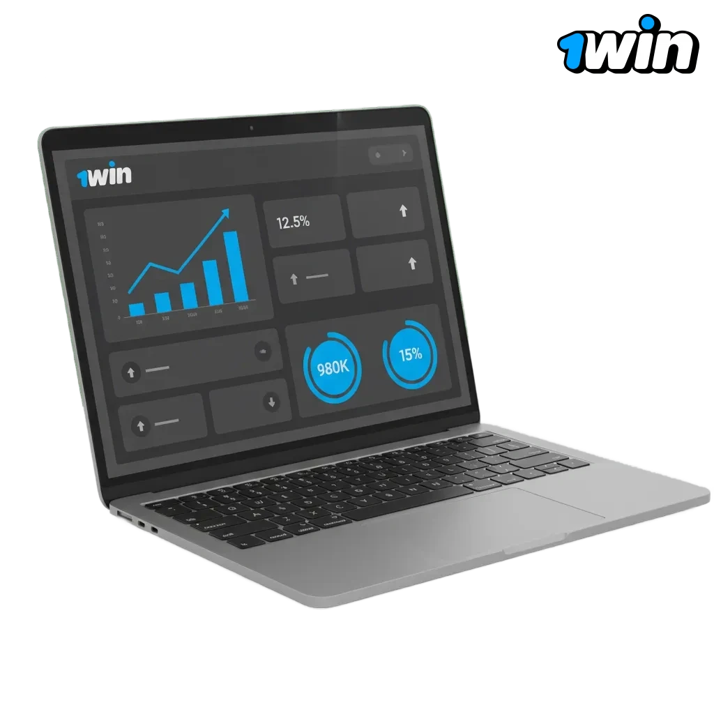 Banner del programa de afiliados 1win: comisiones competitivas, pagos CLP/USD y soporte 24/7.