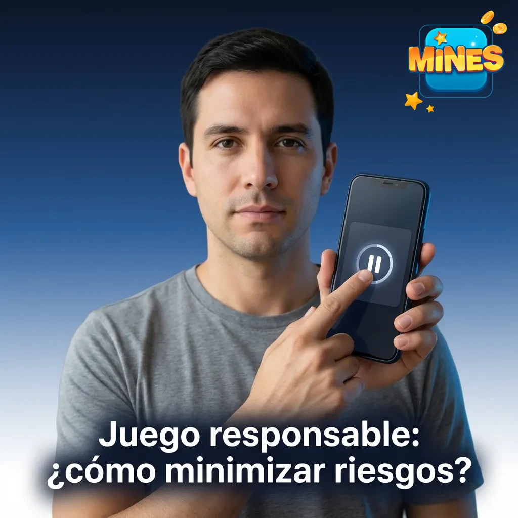 Infografía de juego responsable: presupuesto, demo de Mines, límites y pausas; no persigas pérdidas. Ayuda: 600 360 7777