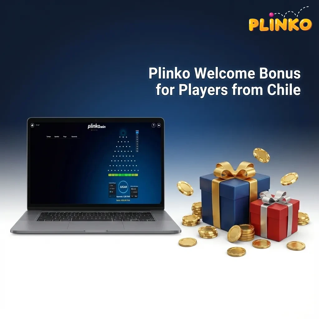 Banner de casino: Bono de bienvenida Plinko en Chile, hasta 600% en 4 depósitos; mínimo CLP 5.000, rollover x35. T&C aplican.