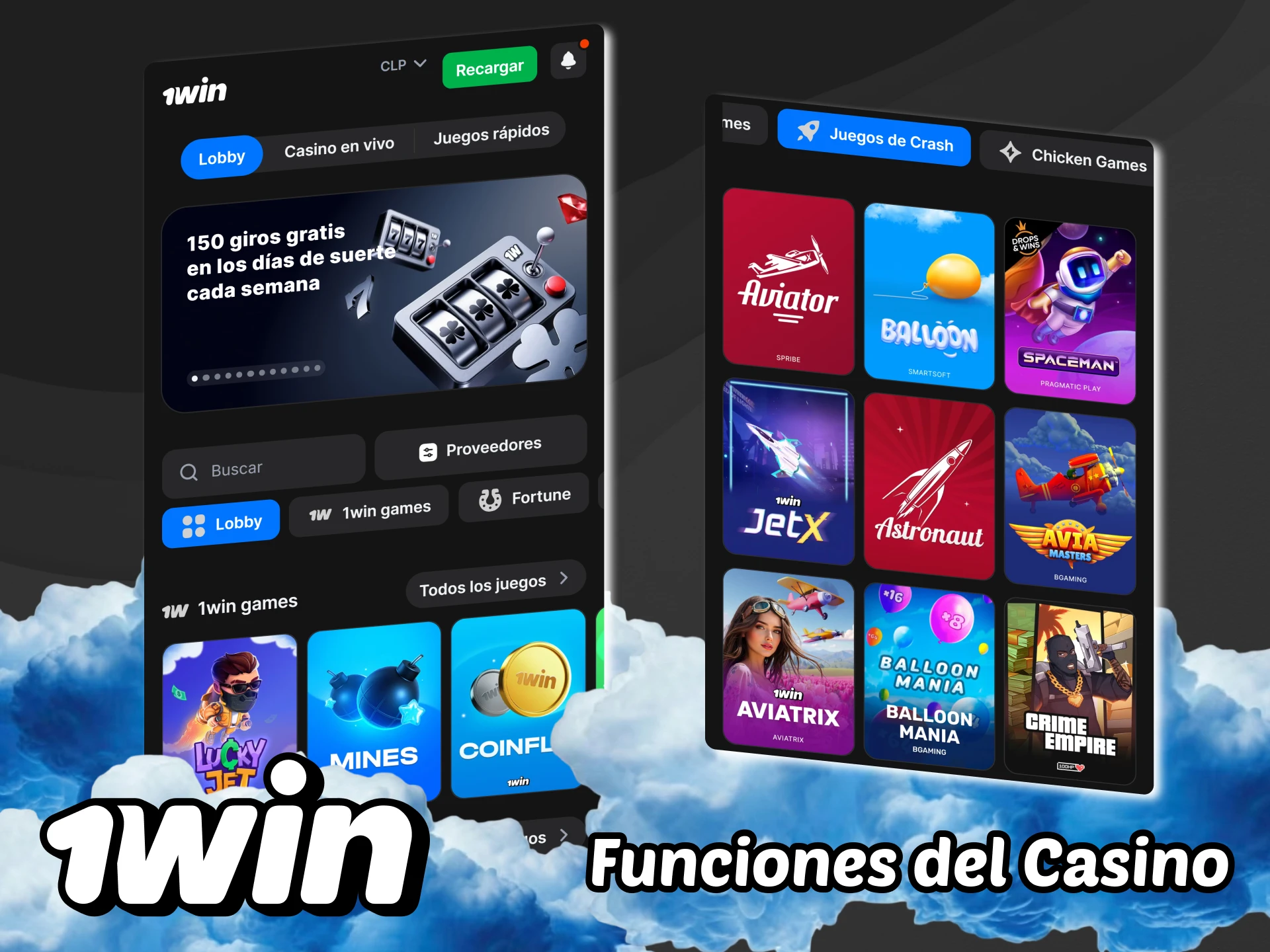 Echa un vistazo a las funciones del casino disponibles en 1win.