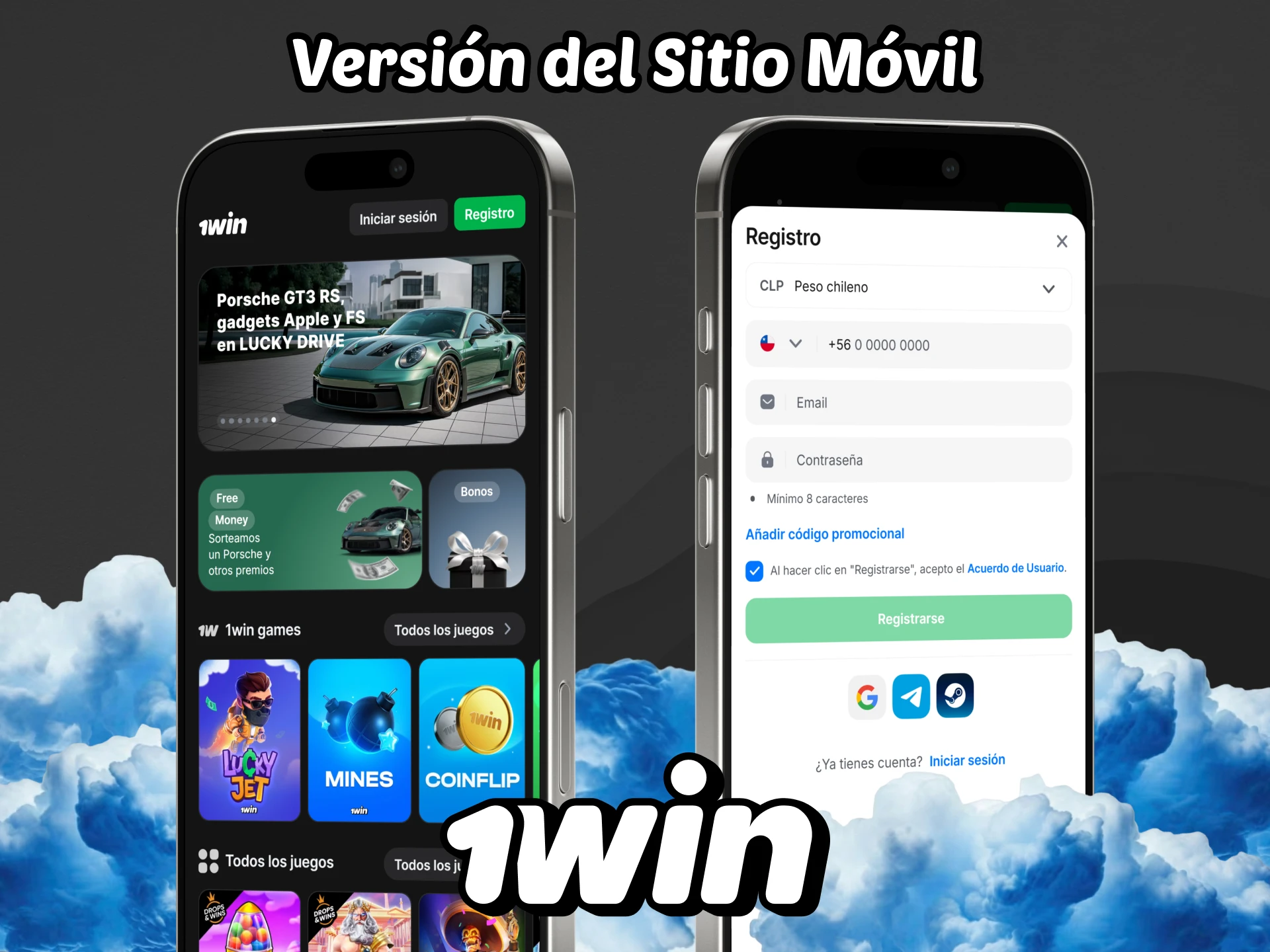 La versión móvil de la plataforma 1win está disponible para los jugadores.